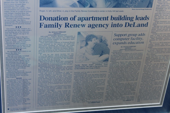 2001 Newspaper Coverage