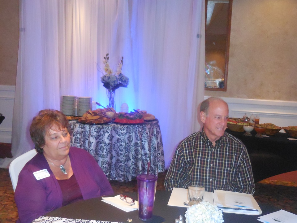 Past Presidents Rose Schuhmacher (1998-2001) and Chuck Early (2010-2012)