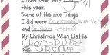 Wish lists, in their own words