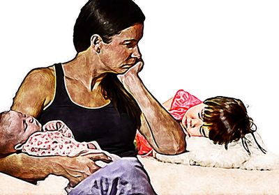 Economic thud gets mom unstuck
