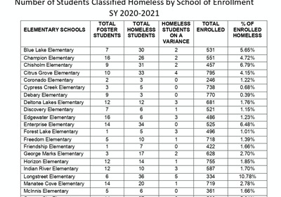 Counting homeless students