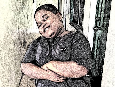 Why is this first-grader so happy?