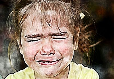 'All she could do was cry'
