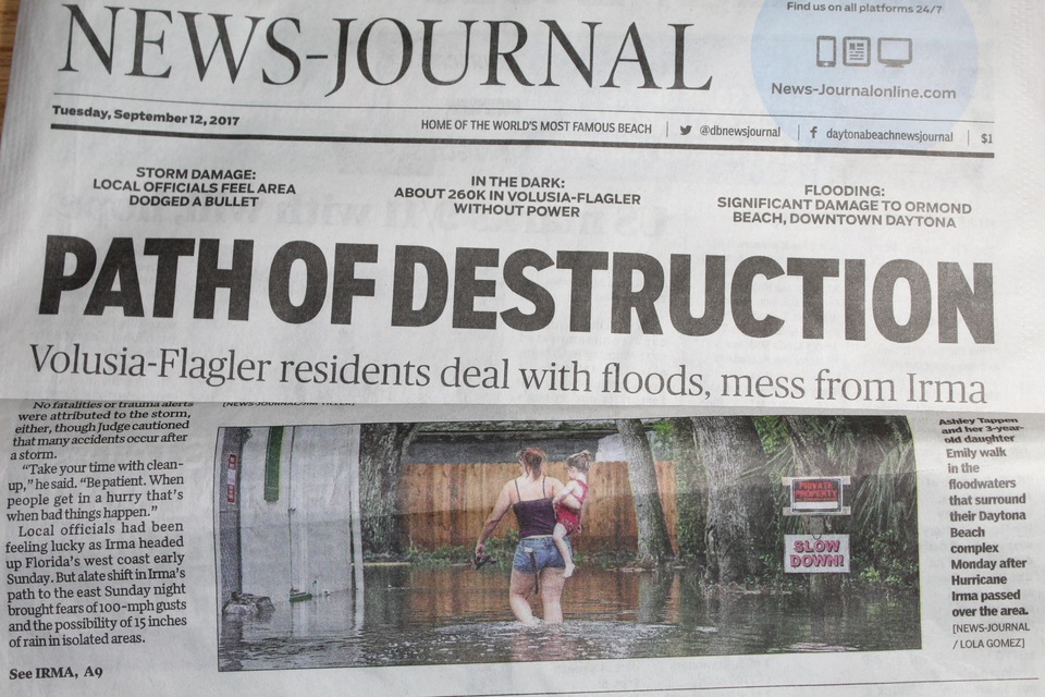 Irma's floodwaters sting